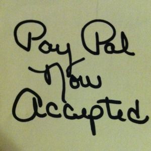 PAYPAL NOW ACCEPTED