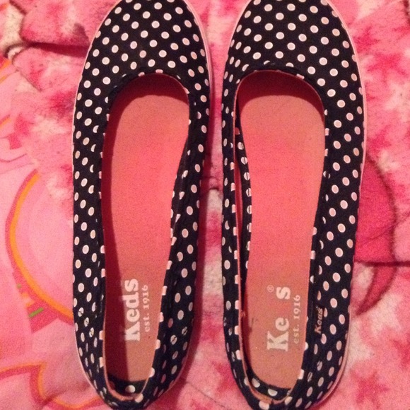 Keds polka dot flats