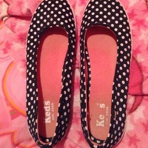 Keds polka dot flats
