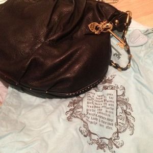 Black juicy couture hobo bag