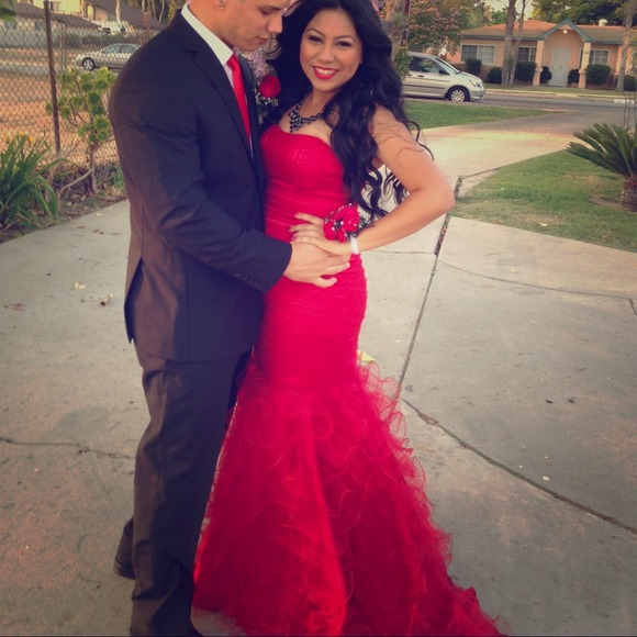 Mermaid prom dress