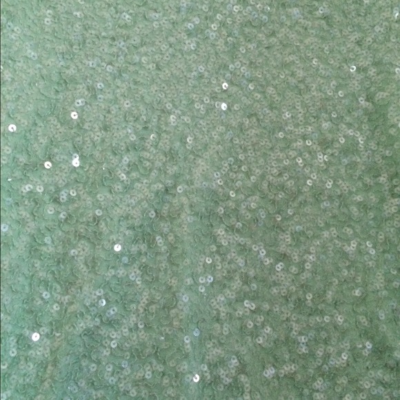 🚫SOLD IN BUNDLE🚫Mint Green Sequined Top - Picture 4 of 4