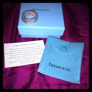 Authentic Tiffany & Co. Sommerset Mesh Ring