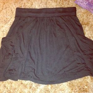 Skirt, size small, dark green with pockets