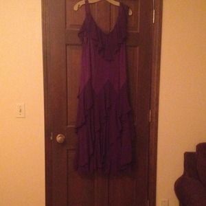 Purple bridesmaid dress