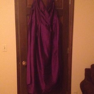 Purple bridesmaid dress