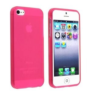 Hot Pink Frost Clear iPhone 5/5s Case 💗
