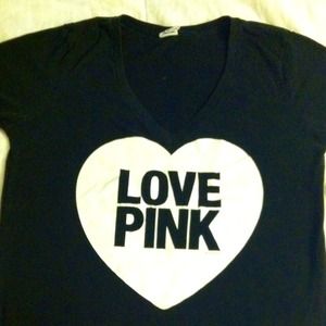 Pink brand tshirt