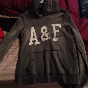 A&F grey hoodie