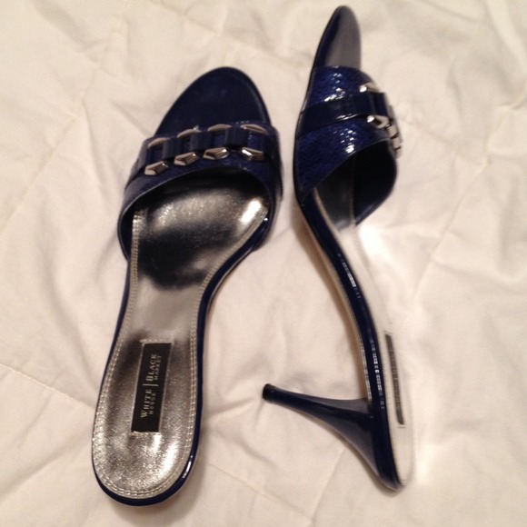 Royal blue sandals