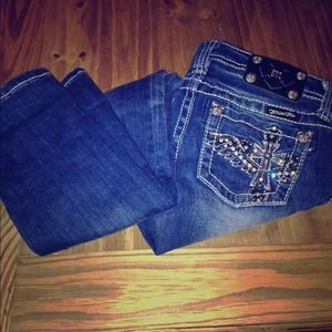 SOLD.Miss me little girl skinny jeans size 10