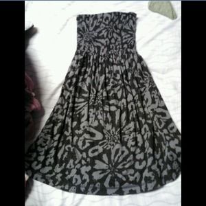 "So" Strapless size small dress.
