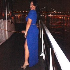 Royal Blue Maxi Dress