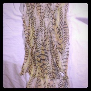 🚫SOLD 🚫Club Monaco 100% Silk Scarf