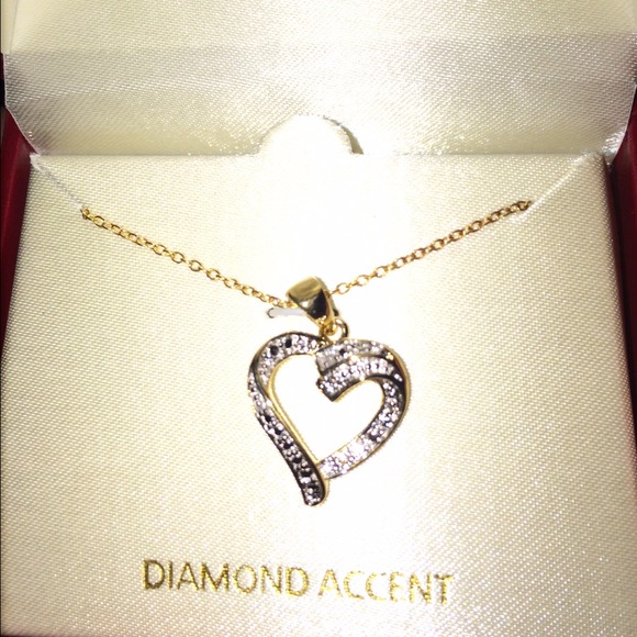 NWT 18 kt gold sterling silver necklace