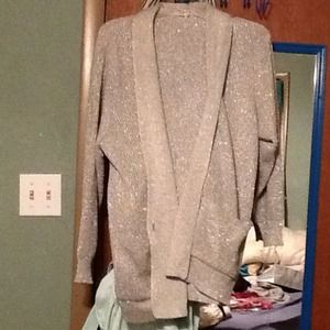 Silver cardi