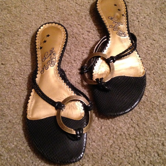 Black sandals
