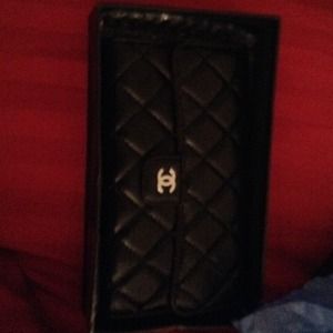 Sold  Chanel wallet black color inspired