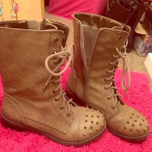 Studded Light Brown Combats