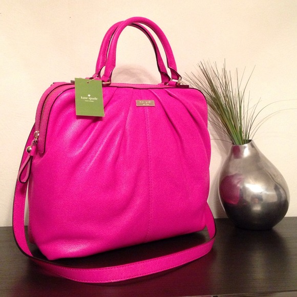 kate spade Handbags - Kate Spade Fuchsia Leather Bag