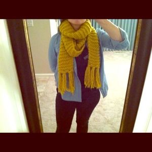 Mustard scarf