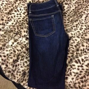 American eagle bootcut dark jeans size 6