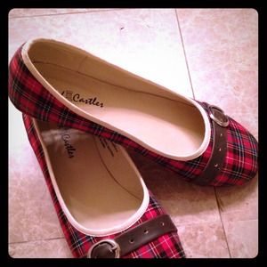 Comfy flat shoes.