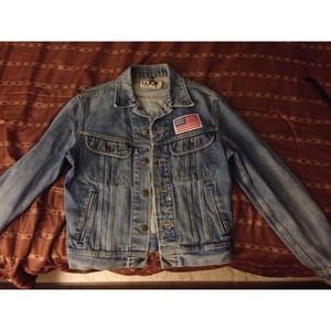 LL Bean Jean light Wash Jacket
