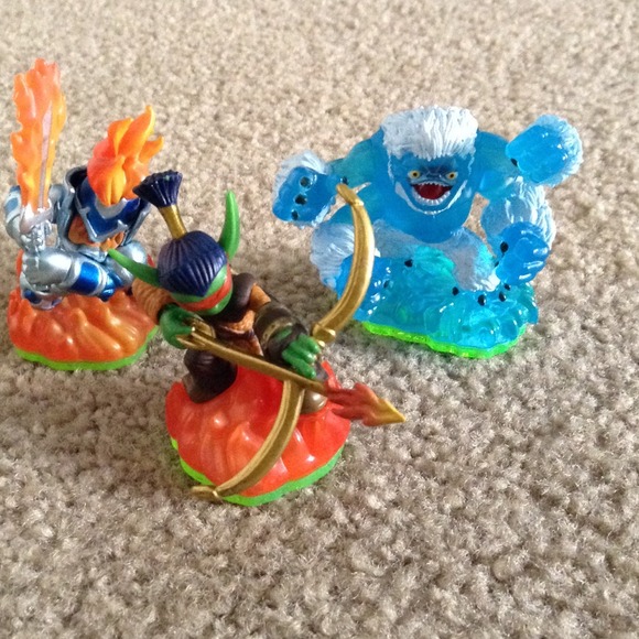 SOLD!Skylanders: slam bam, ignitor & flame slinger