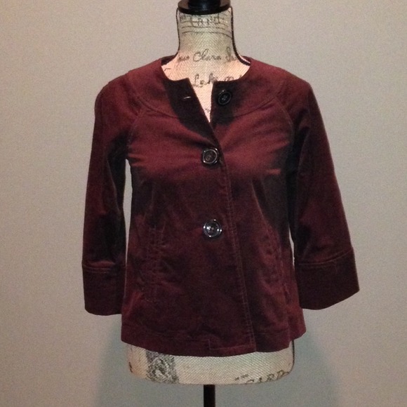 SOLD!!!!!   Brown velvet jacket