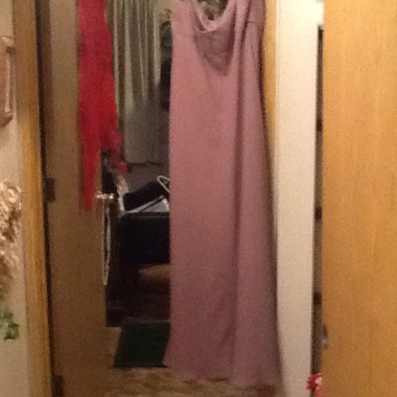 Mauve color plus size formal PRICE FIRM - Picture 3 of 4