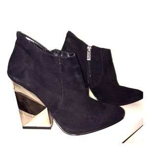 Dolce Vita black suede booties