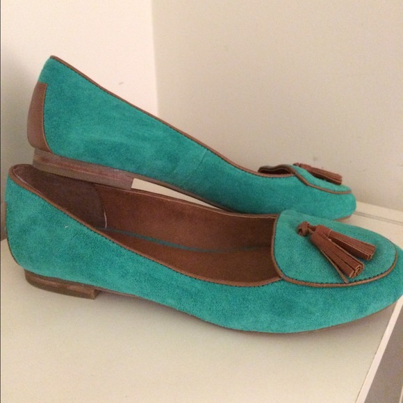 Dolce vita turquoise suede flats - Picture 2 of 4