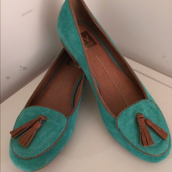 Dolce vita turquoise suede flats - Picture 4 of 4