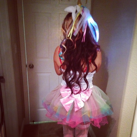 Adult Unicorn halloween rave costume - Picture 2 of 2