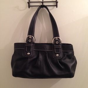 Authentic Black Coach Bag