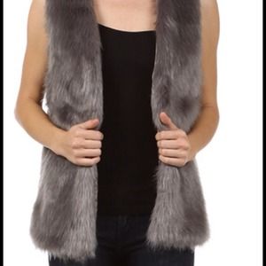 Taupe Fur Vest