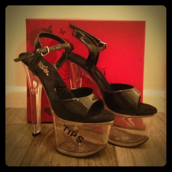 Never worn stilettos from blue boutique