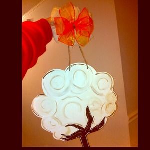 Cute "cotton" door hanger