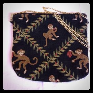 Monkey themed purse