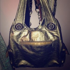 Metallic purse