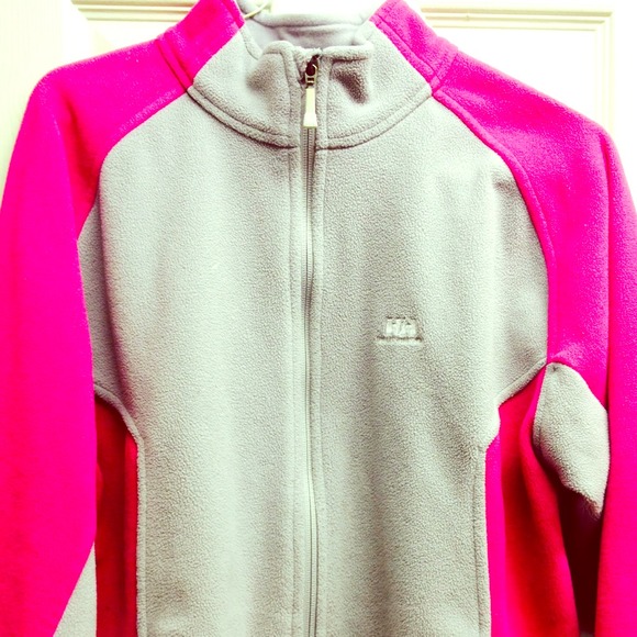 Helly Hansen Tops - **SALE** Pink and Gray Helly Hansen Fleece Top