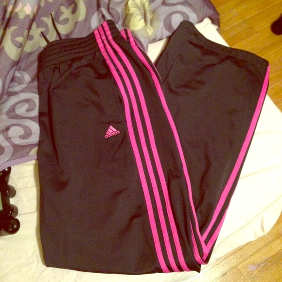 🚫🚫SOLD🚫🚫 Pink and Gray Adiads Sweat Pants