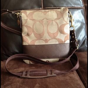 COACH signature crossbody