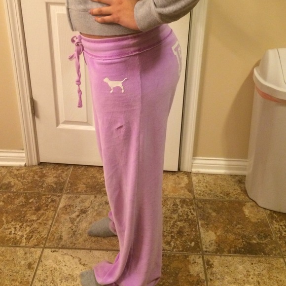 VS PINK FLARE SWEATS PINKISH PURPLE - Picture 4 of 4