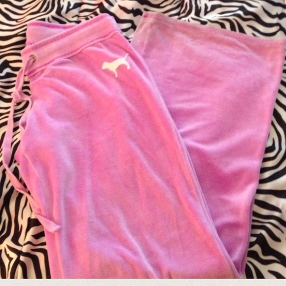 VS PINK FLARE SWEATS PINKISH PURPLE - Picture 2 of 4