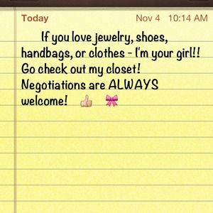 Come check out my closet!