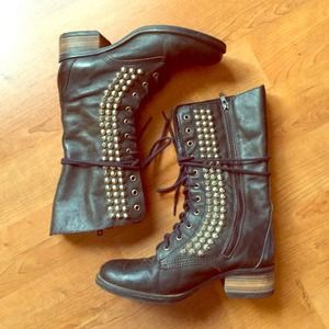 Steve Madden spiked boots