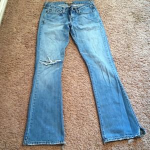 Abercrombie and Fitch distressed jeans