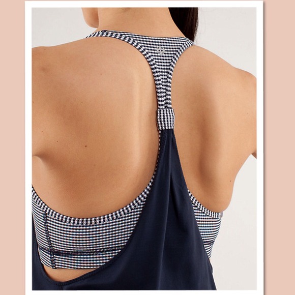 *SOLD* Lululemon Practice Freely Tank, Blue.
